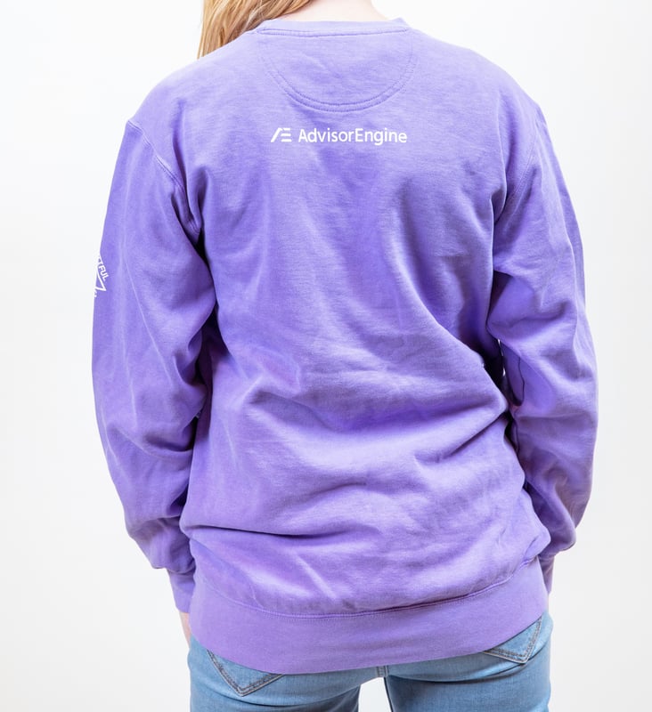 AdvisorEngine purple crewneck - image3