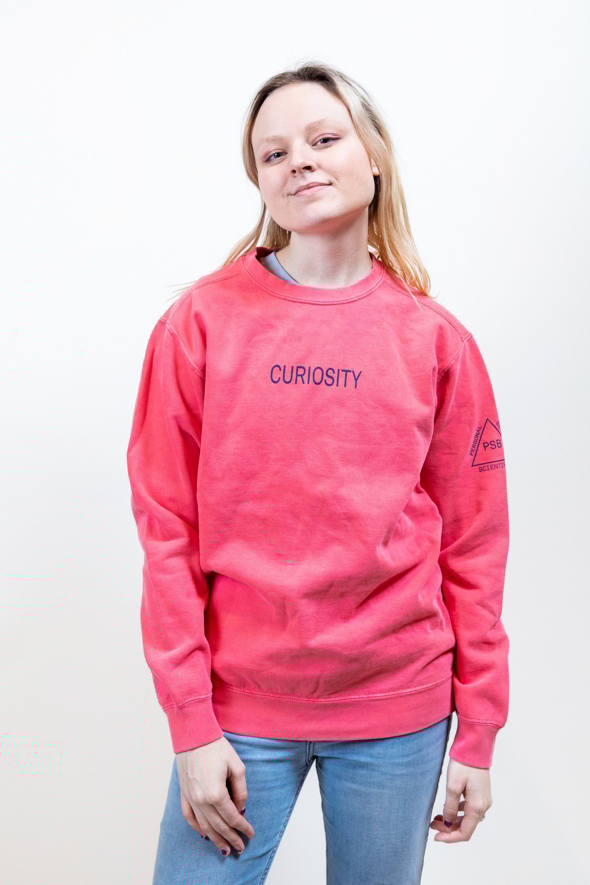 AdvisorEngine pink crewneck